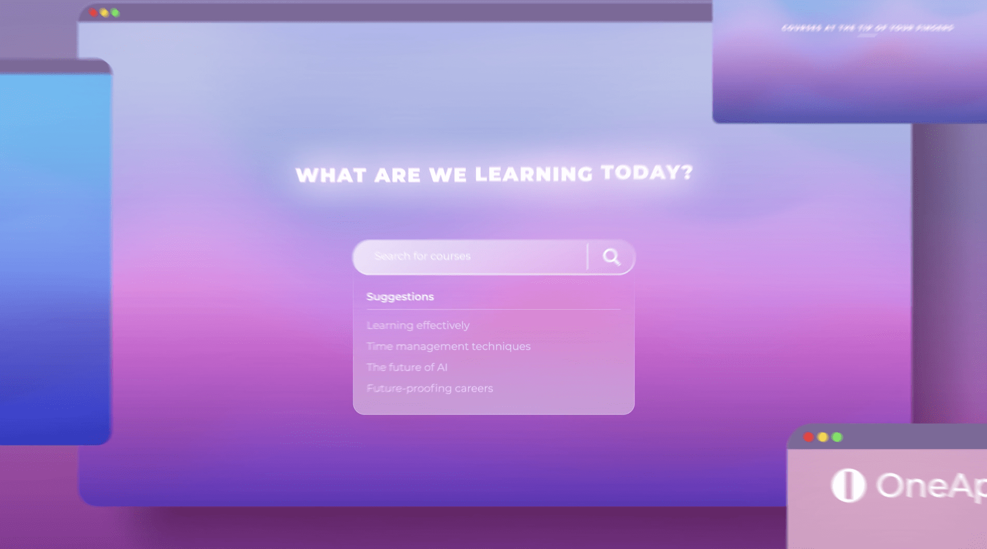 UI Animation – One App